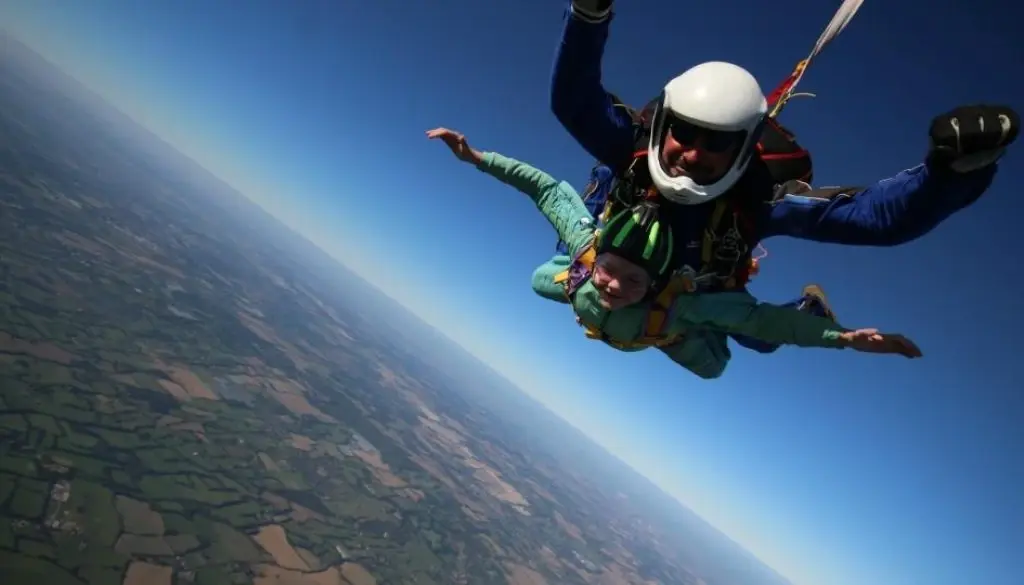 Shaz and Becky's Skydive