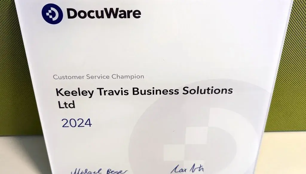 Docuware Customer Service Champion - Keeley Travis